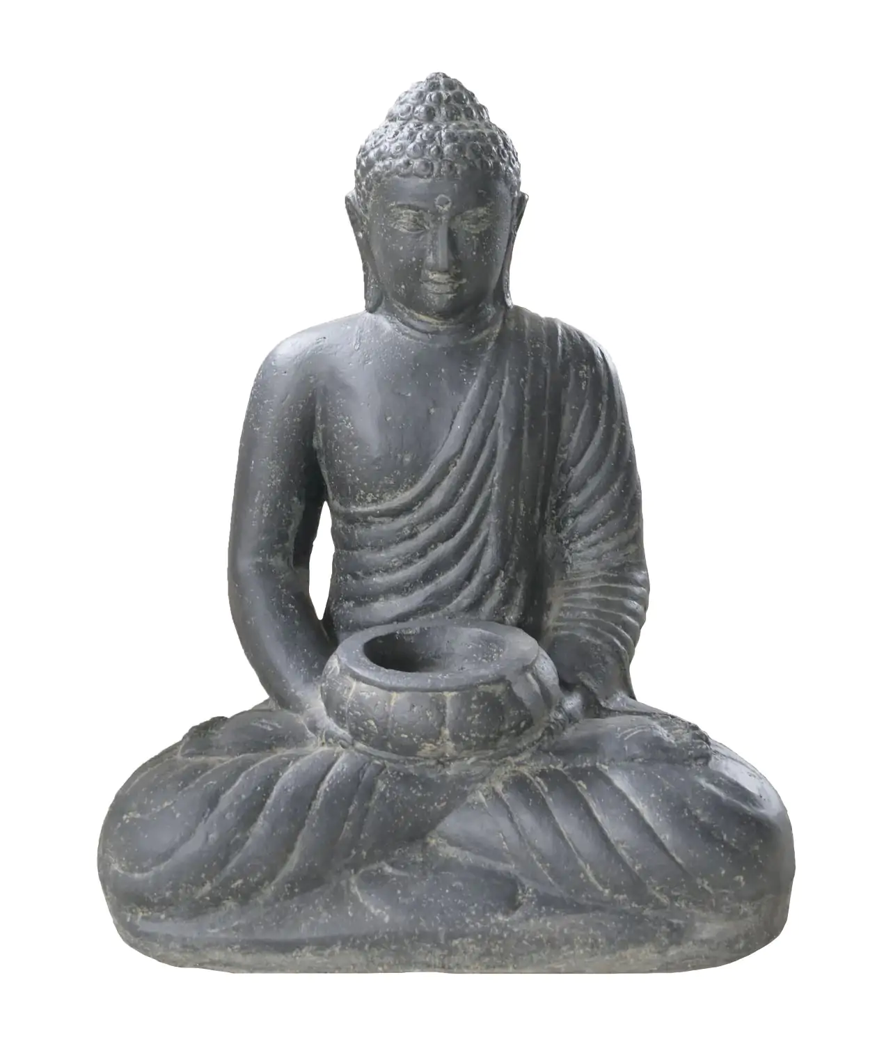  Product image 1 of the product “Seated Buddha Candle, 51cm Height | Cast stone, handcrafted & coloured ”